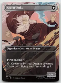 The Legend of Roku (Borderless) M Normal Avatar: The Last Airbender 357 NM - Image 2