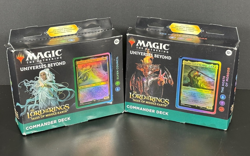 Magic the Gathering LOTR Tales of Middle Earth Commander Deck Lot of 2 SEALED - Image 1