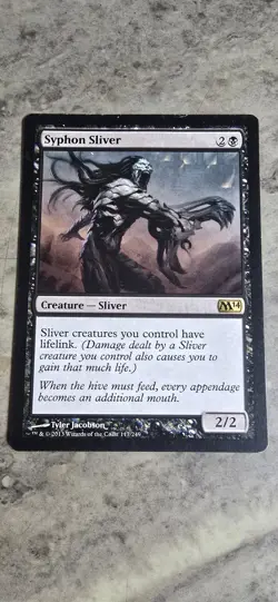 Syphon Sliver Core Set 2014 (M14) Regular Creature Rare MTG NM - Image 1