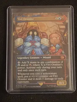 Vivi Ornitier (Borderless Chocobo FOIL) Final Fantasy - MTG NM - Image 1