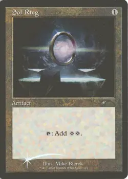 MTG Sol Ring (1) *Rainbow Foil* Retro Frame Love Your LGS Promo MT/NM Free Ship - Image 1