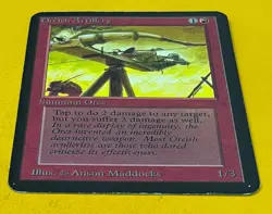 MTG ORCISH ARTILLERY Alpha (OldManMTG 008-172) - Image 5