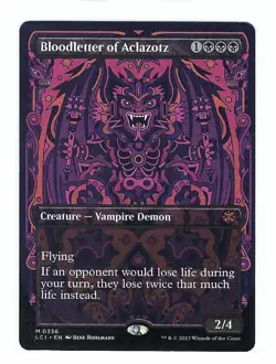 MTG Bloodletter of Aclazotz (Borderless) The Lost Caverns Of Ixalan NM Normal - Image 1