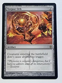 MTG Torpor Orb LP New Phyrexia Regular Magic The Gathering - Image 1