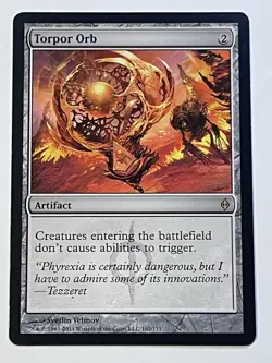 MTG Torpor Orb LP New Phyrexia Regular Magic The Gathering - Image 2