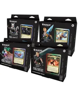 *Sealed Final Fantasy Commander Deck Display (Set of 4)* Magic MTG - Image 1