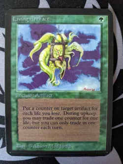 Living Artifact ~ Alpha [Near Mint][Magic MTG] - Image 1