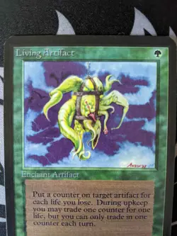 Living Artifact ~ Alpha [Near Mint][Magic MTG] - Image 2