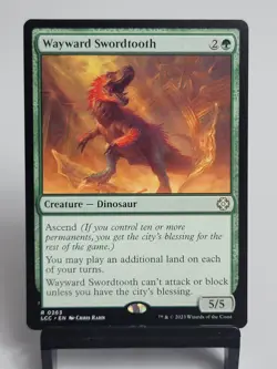 Magic the Gathering - Commander: Lost Caverns of Ixalan - Wayward Swordtooth - Image 1