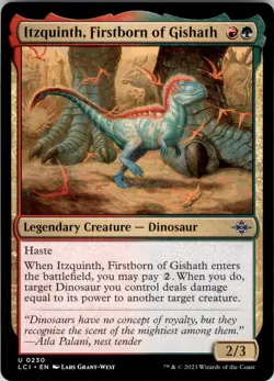 The Lost Caverns of Ixalan #230 Itzquinth, Firstborn of Gishath - Image 1