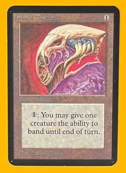 MTG HELM OF CHATZUK Alpha (OldManMTG 011-982) - Image 1