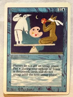 Stasis Revised - 1994 Magic the Gathering MTG Revised - Near Mint - Free Shippi - Image 1