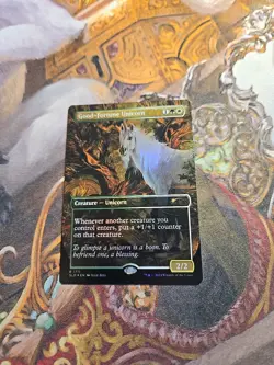 Good-Fortune Unicorn Foil MTG Secret Lair - Pack Fresh - - Image 1