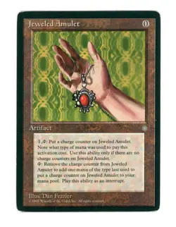 Jeweled Amulet - Ice Age - Magic The Gathering MTG - MP - Image 1