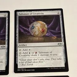 Talisman of Creativity x4 Modern Horizons NM Condition see front and back pics - Image 3