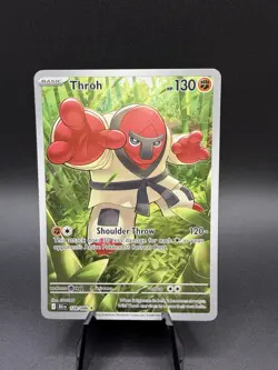 Pokemon TCG Throh Illustration Rare Full Art 128/086 Black Bolt White Flare NM/M - Image 1