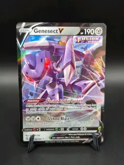 Pokemon TCG Genesect V Fusion Strike 185/264 Holo Ultra Rare - Image 1