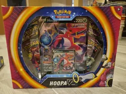 Pokemon Pikachu V Box + Hoopa V Box + First Partner Pack Bundle - Image 2