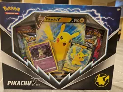 Pokemon Pikachu V Box + Hoopa V Box + First Partner Pack Bundle - Image 3