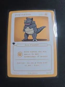 Pokington (Rhydon) 26/38 - 1st Edition Pokederp Second Print Fan Art - Pokemon - Image 1