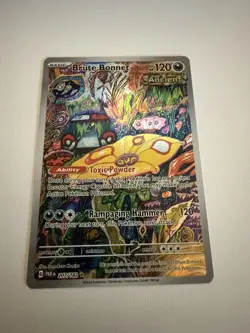 Brute Bonnet Pokemon Paradox Rift 207/182 Illustration Rare - Image 1