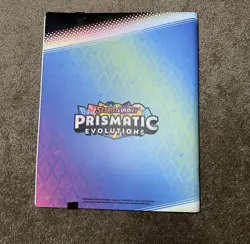 Pokemon TCG: Scarlet & Violet Prismatic Evolutions BINDER ONLY - Image 2
