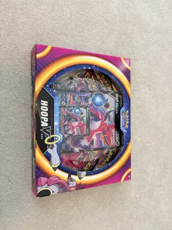 Pokemon TCG Hoopa V Box: Contains 1 Evolving Skies, 2 Fusion Strike, 1 Vivid - Image 1