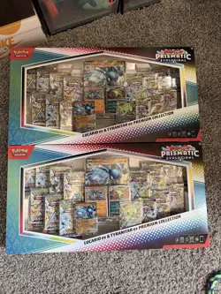 Pokemon TCG Prismatic Evolutions Lucario Ex + Tyranitar Ex Lot of 2 - Image 1