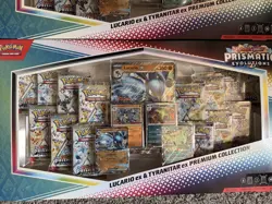 Pokemon TCG Prismatic Evolutions Lucario Ex + Tyranitar Ex Lot of 2 - Image 4