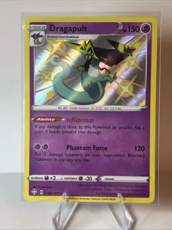 Pokemon Dragapult SV062/SV122 Shining Fates: Shiny Vault Holo Rare - NM - Image 1