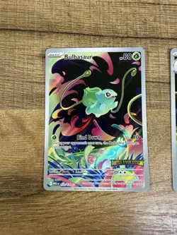 Pokemon 2025 Mega Evolution Bulbasaur 133/132 IR NM & Ivysaur 134/132 IR NM - Image 2