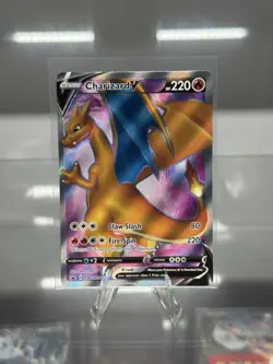 Pokemon Charizard v Champion's Path Full Art Promo SWSH050 - Image 1