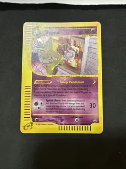 Pokemon Hypno H12/H32 Aquapolis Rare Holo Unlimited Wizards ENG Vintag Exc - Image 2