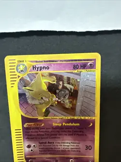 Pokemon Hypno H12/H32 Aquapolis Rare Holo Unlimited Wizards ENG Vintag Exc - Image 4