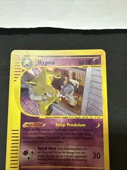 Pokemon Hypno H12/H32 Aquapolis Rare Holo Unlimited Wizards ENG Vintag Exc - Image 5