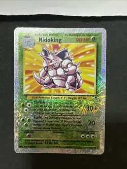 Pokemon NIDOKING Legendary Collection Reverse Holo Rare 31/110 EXC+ - Image 2