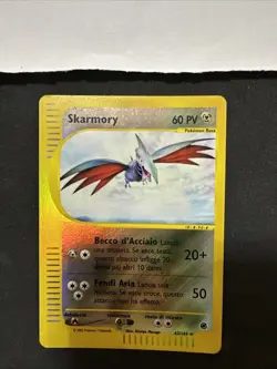 POKEMON EXPEDITION REVERSE-NONHOLO SKARMORY 63/165 NM ITA - Image 2