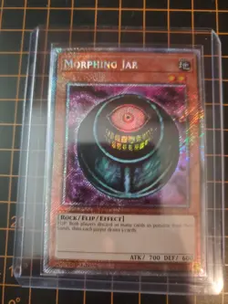 Morphing Jar RA03-EN098 Platinum Secret Rare YuGiOh TCG NM With Top Loader - Image 1