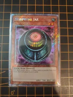 Morphing Jar RA03-EN098 Platinum Secret Rare YuGiOh TCG NM With Top Loader - Image 2