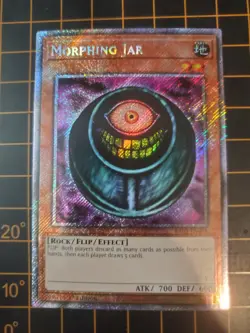 Morphing Jar RA03-EN098 Platinum Secret Rare YuGiOh TCG NM With Top Loader - Image 3