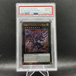 Yu-Gi-Oh Number 107: Galaxy-Eyes Tachyon Dragon RA04-EN067 QCSR PSA 10 (POP 3) - Image 1