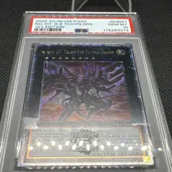 Yu-Gi-Oh Number 107: Galaxy-Eyes Tachyon Dragon RA04-EN067 QCSR PSA 10 (POP 3) - Image 2
