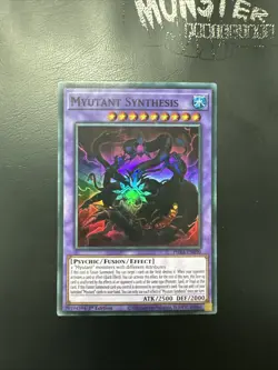 YUGIOH MYUTANT SYNTHESIS SUPER RARE PHRA-EN090 1ST EDITION - Image 1