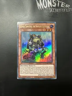 YUGIOH GIZMEK TANIGUKU THE IMMOBILE INTELLECT ULTRA RARE DAMA-EN017 1ST EDITION - Image 1