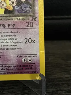 🔥 Hypnomade Obscur 9/82 Rare Holo Team Rocket 2000 Pokemon Card French🔥 - Image 2