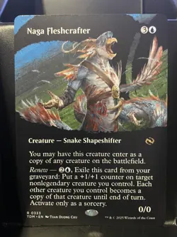 Naga Fleshcrafter SHOWCASE NM/M Tarkir Dragonstorm MTG Magic Card - Image 1