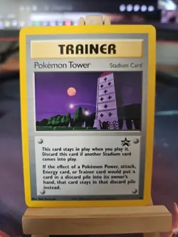 Pokemon Tower Card Blackstar Promo #42 WOTC 1999 Vintage NM - Image 1