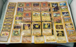 Lot Of Cards Vintage Pokemon Card Lot Pikachu PVC Figure 56 Cards Total - Image 2