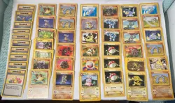 Lot Of Cards Vintage Pokemon Card Lot Pikachu PVC Figure 56 Cards Total - Image 3