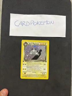Pokemon Card Dark Magneton 11/82 1ST-Holo-Team Rocket -ita-Exc! - Image 1